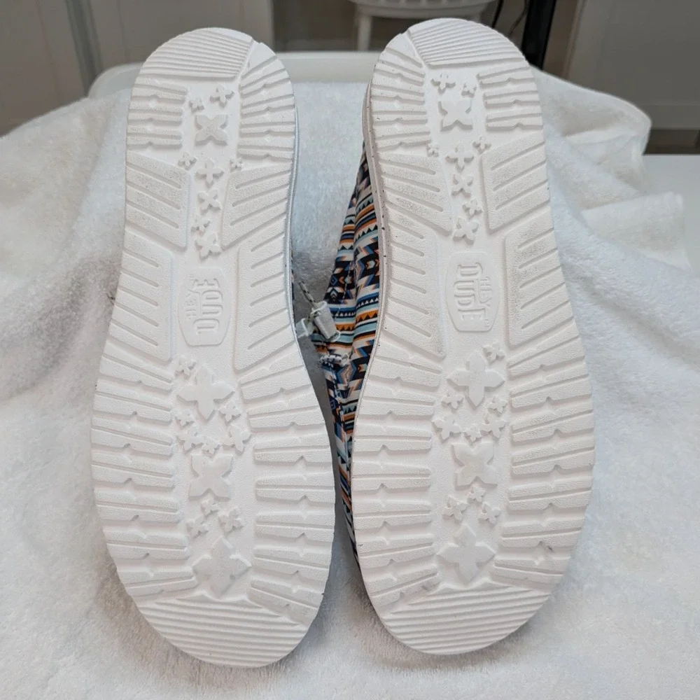 NWT Hey Dude Wally Mantis Mens 15 Aztec Southwestern Slip On Shoes 41245-90H